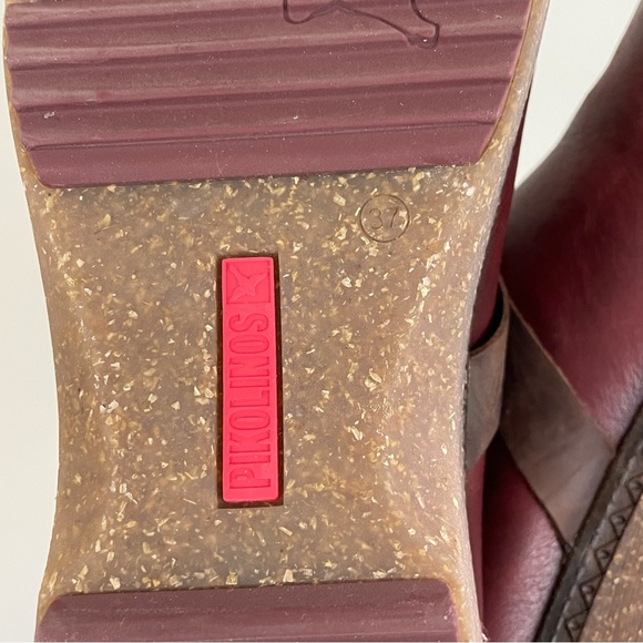 NEW Pikolinos Women's Granada W0w Slip-On Leather Clogs, Arcilla Size 37/6.5-7 - Picture 7 of 9